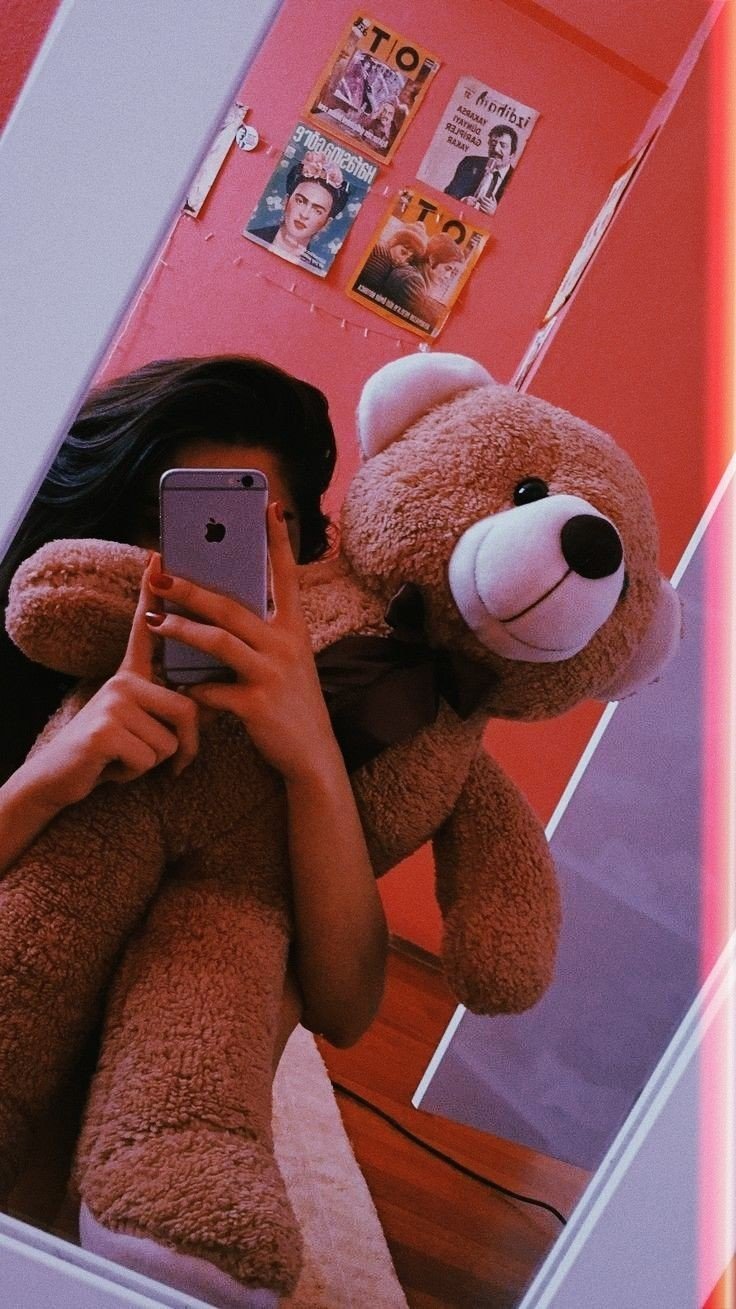 Instagram girl with teddy bear profile pictures