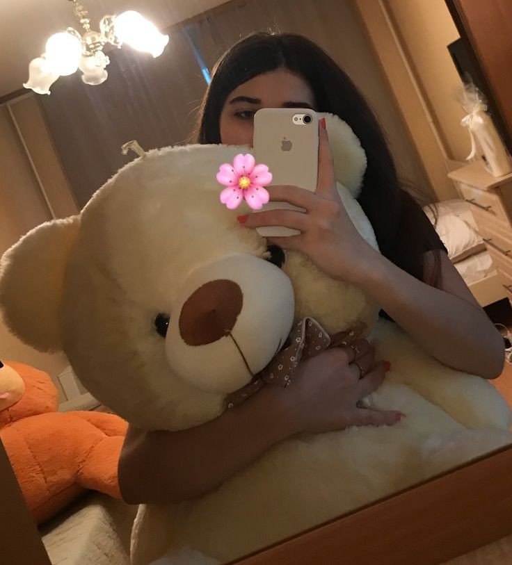 Instagram girl with teddy bear profile pictures