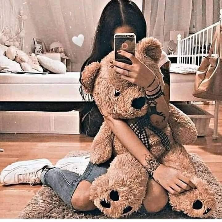 Instagram girl with teddy bear profile pictures