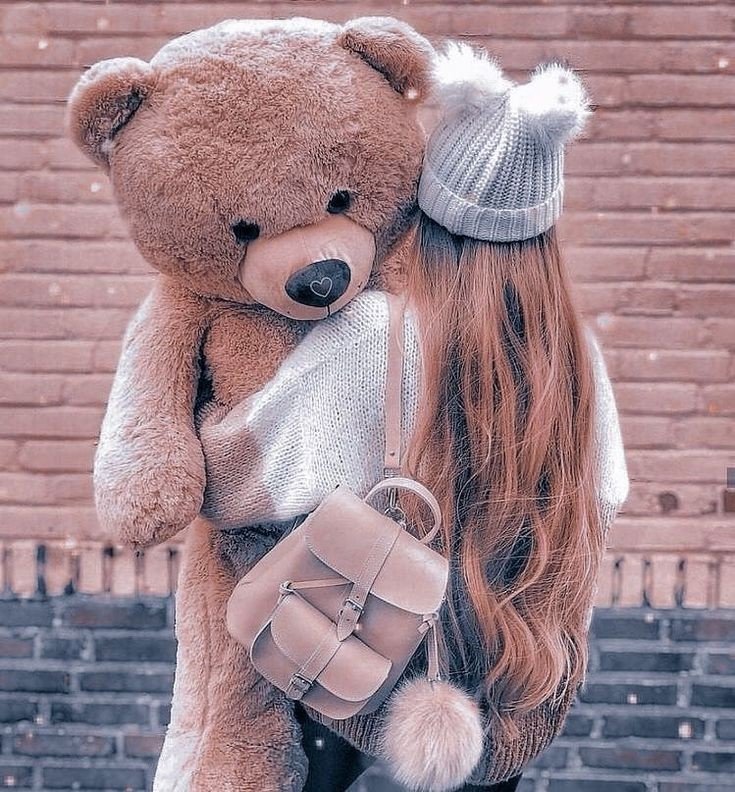 Instagram girl with teddy bear profile pictures