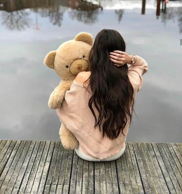 Instagram girl with teddy bear profile pictures