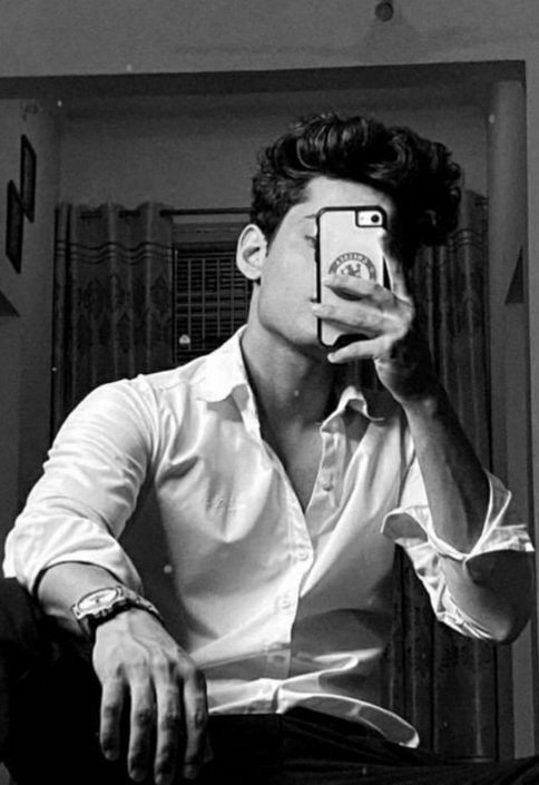 hidden face boy dp pic
