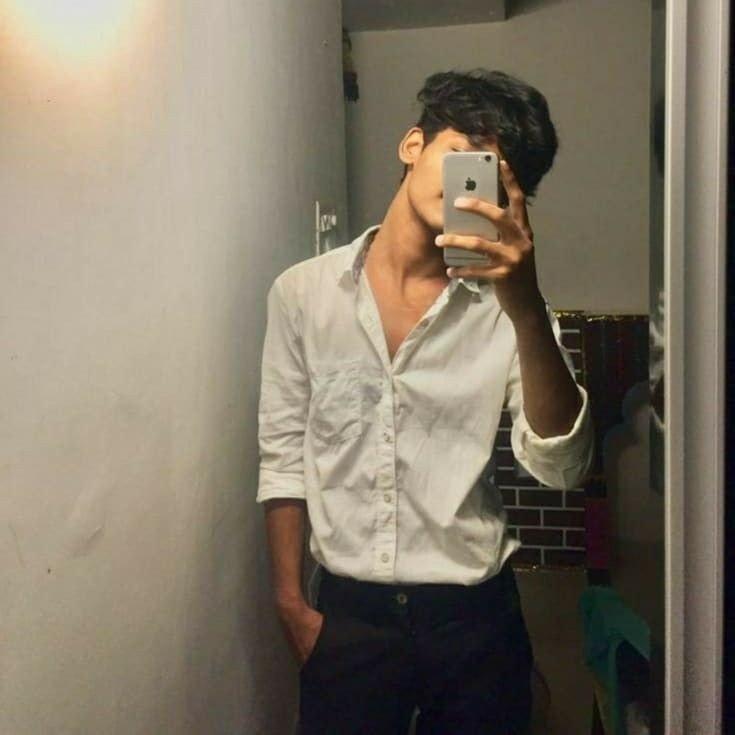 hidden face boy dp pic