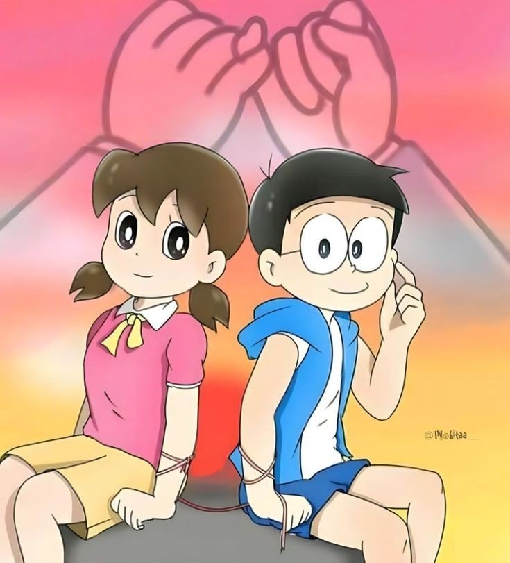 nobita and shizuka love images