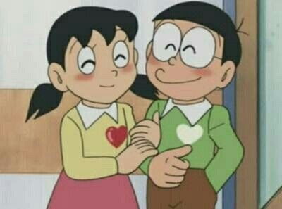 nobita and shizuka love images