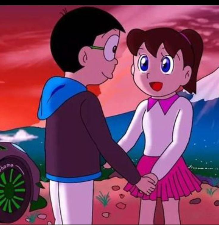 nobita and shizuka love images