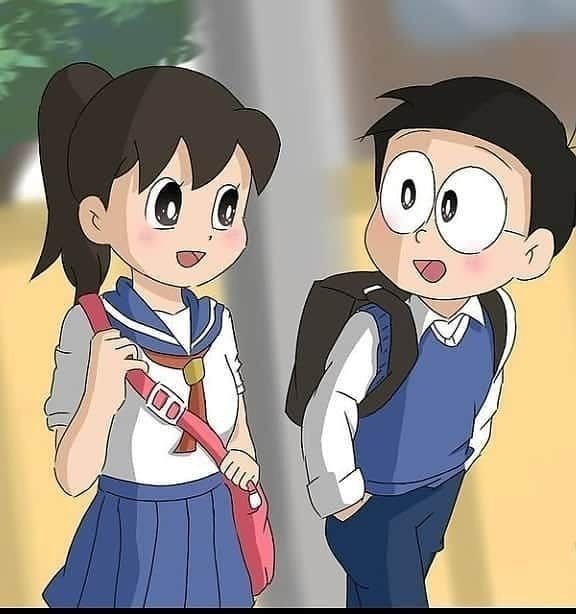 nobita and shizuka love images