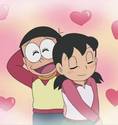 nobita and shizuka love images