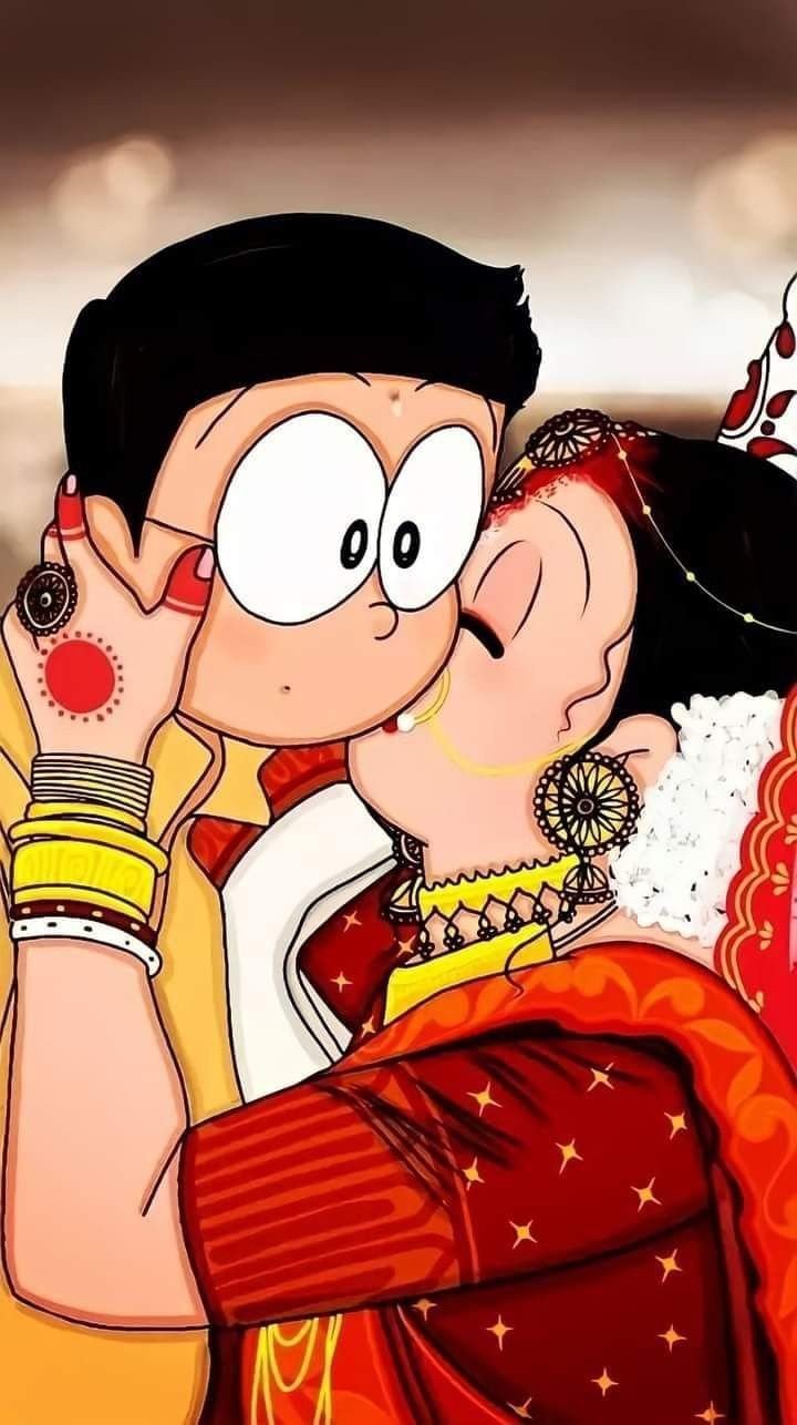 nobita and shizuka love images