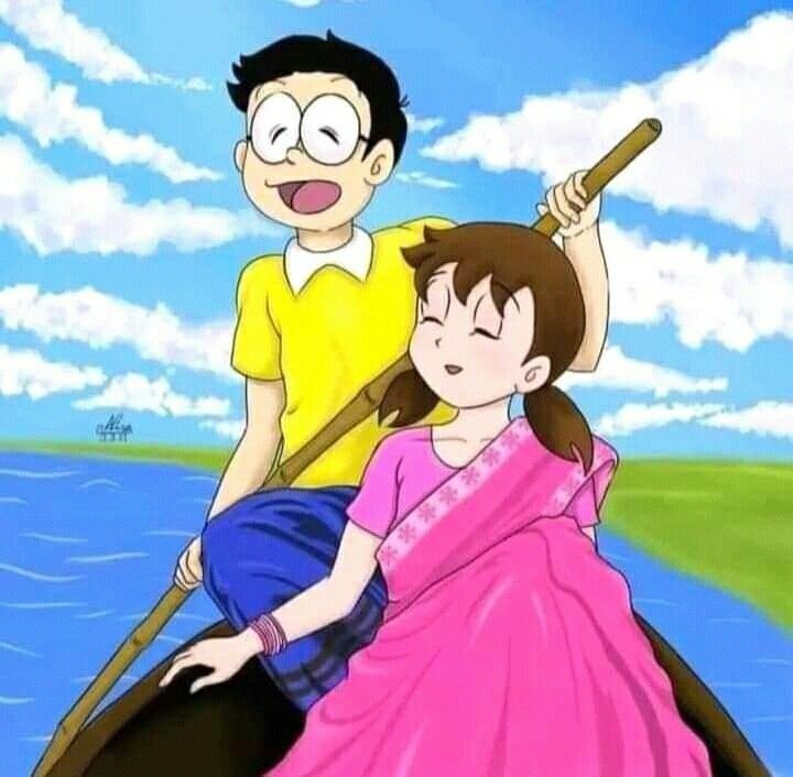 nobita and shizuka love images