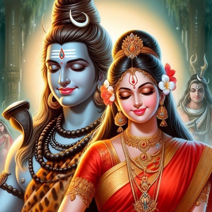 shiv parvati images