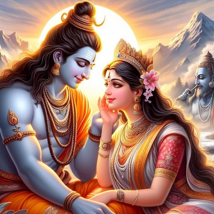 shiv parvati images