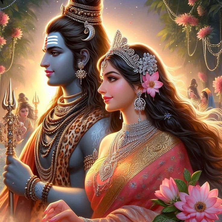 shiv parvati images