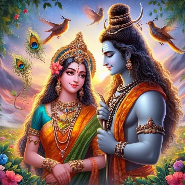 shiv parvati images