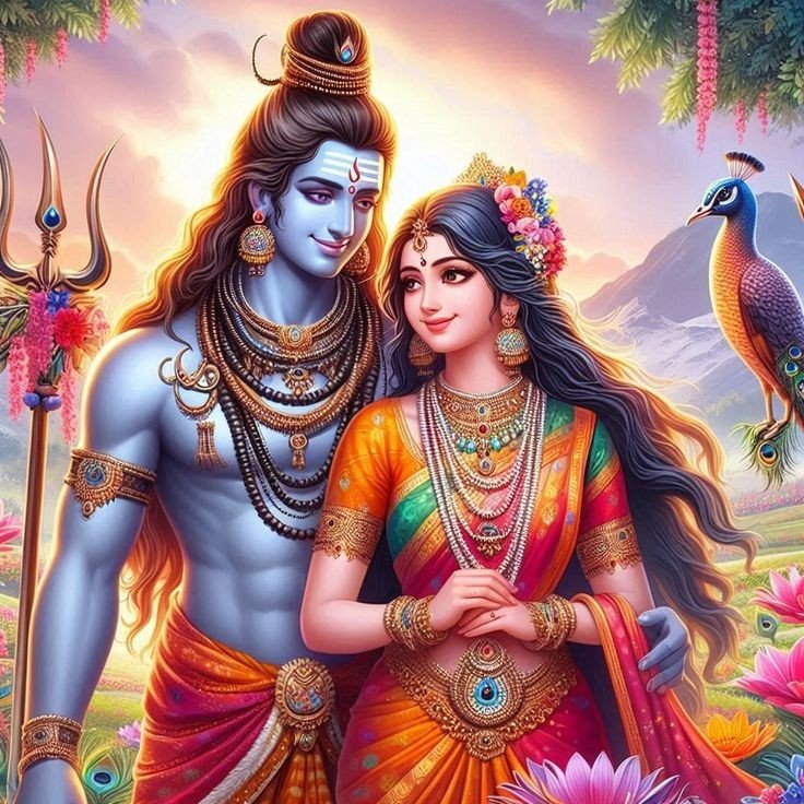 shiv parvati images