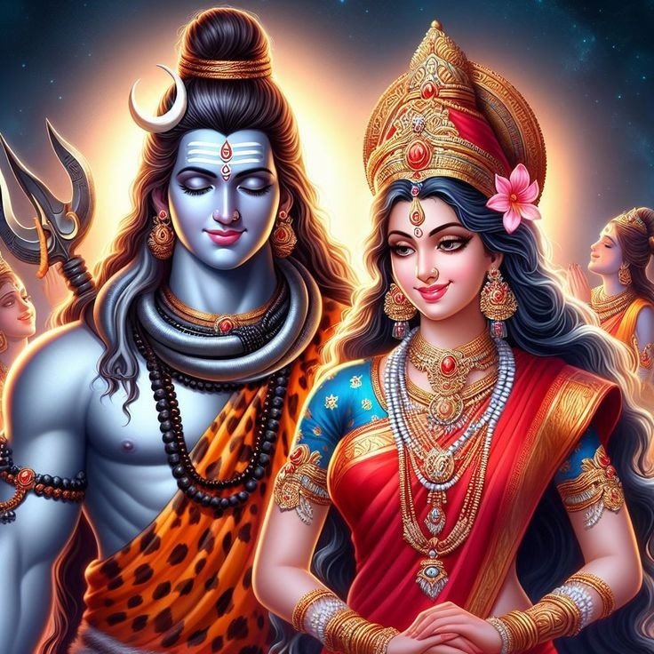 shiv parvati images