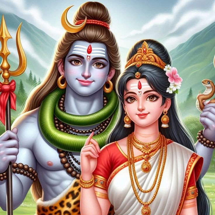 shiv parvati images