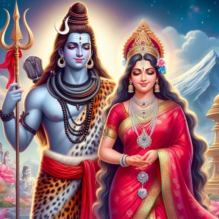 shiv parvati images