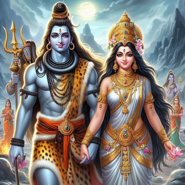 shiv parvati images