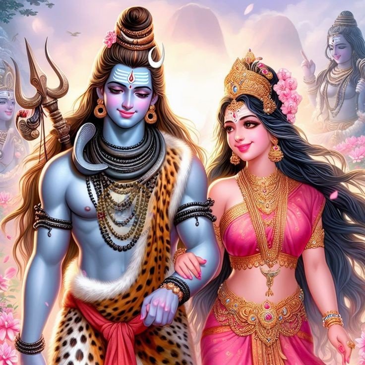 shiv parvati images