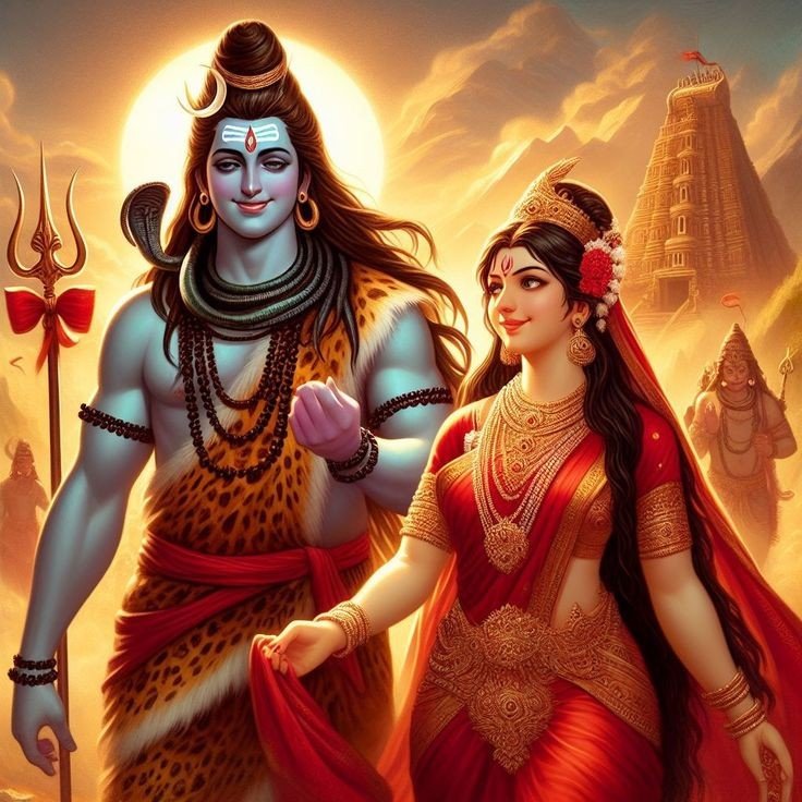 shiv parvati images