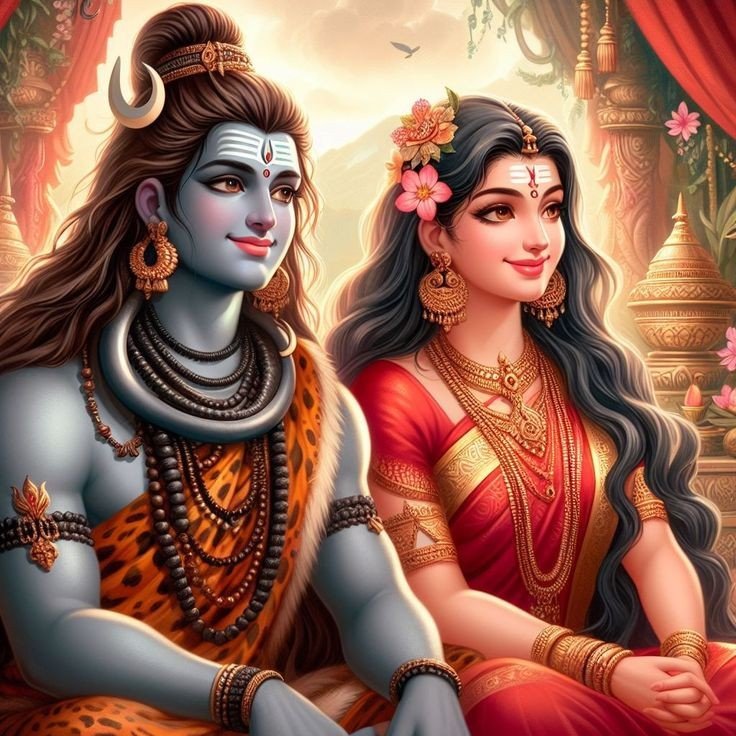 shiv parvati images