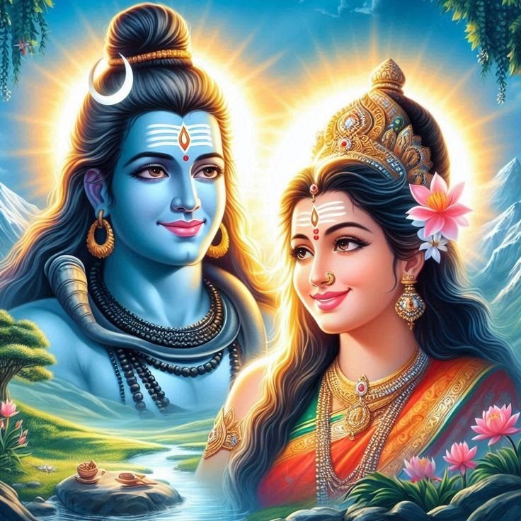 shiv parvati images