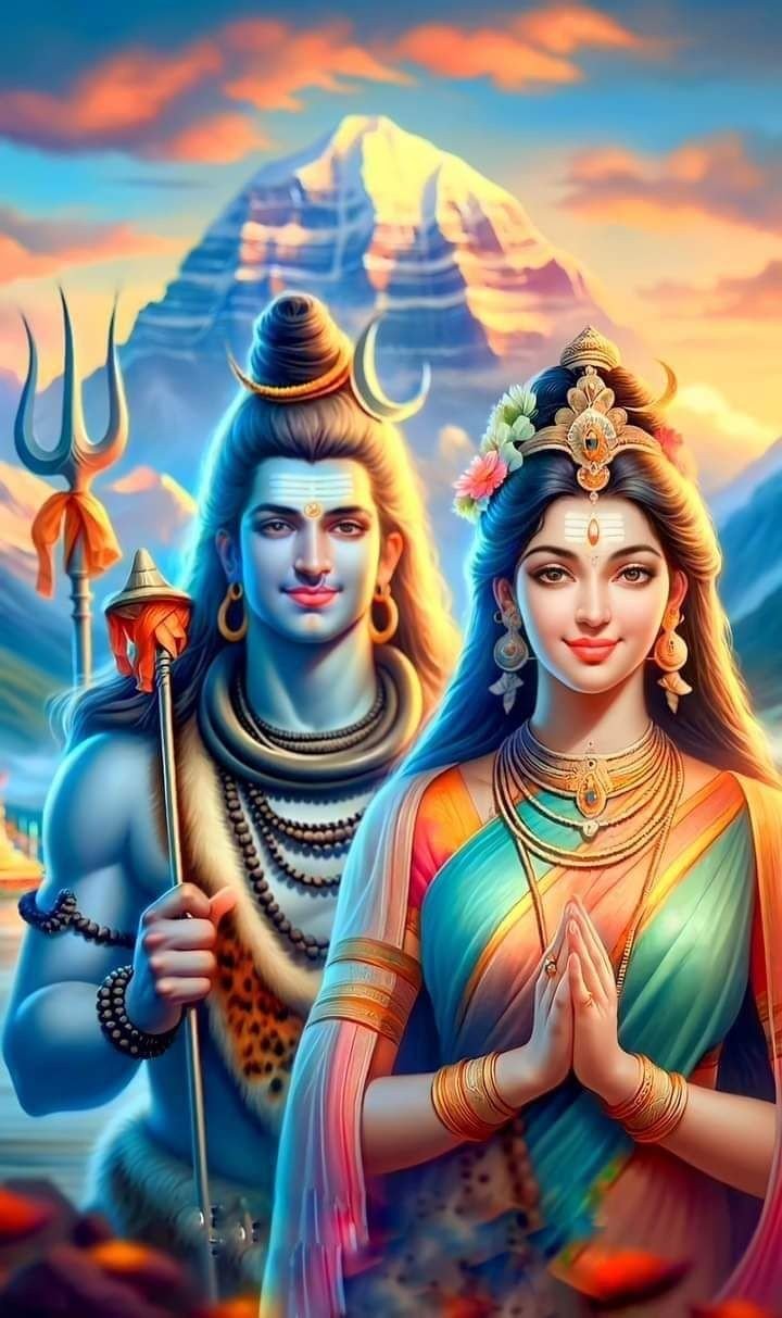 shiv parvati images